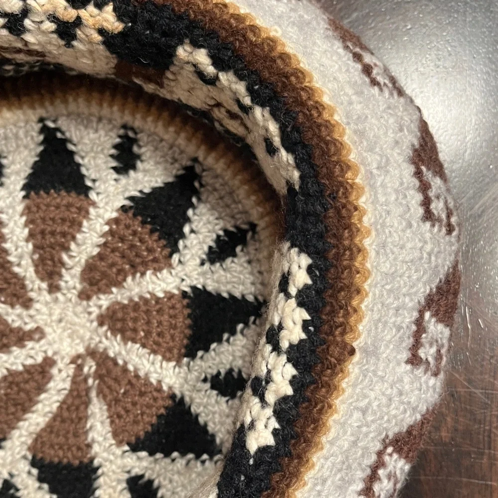 Alpaca Pattern Knit Hat - Picture 10 of 14